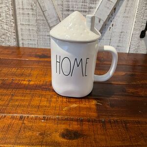 Rae Dunn Ceramic Home Mug With Topper